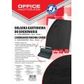 Okładki do bindowania Office Products A4, karton skóropodobny, 100 sztuk czarny