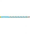 Ołówek szkolny Stabilo EASYgraph 321 HB, dla leworęcznych, trójkątny bez gumki niebieski