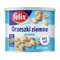 Orzeszki ziemne Felix, prażone bez soli i tłuszczu, w puszce 140g