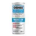 OSHEE Vitamin Energy Magnez + B6 250ml, napój gazowany o smaku owoców tropikalnych 6 sztuk