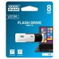 Pamięć Goodram UCO2, interface USB 2.0, czarno-biała 8GB