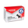 Pinezki do tablic korkowych Office Products, kolorowe beczułki tablicowe w kartonowym pudełku 100 sztuk
