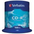 Płyta CD-R Verbatim 700MB 52x, cake 100 sztuk