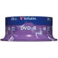 Płyty DVD+R Verbatim 4,7GB 16x, cake 25 sztuk