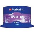 Płyty DVD+R Verbatim 4,7GB 16x, cake 50 sztuk