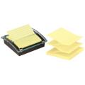 Podajnik na karteczki Post-it Z-Notes Millenium 101 x 101 mm + żółty bloczek w linie GRATIS czarny