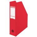Pojemnik na dokumenty Esselte Vivida A4, grzbiet 70mm, składany, karton powlekany folią PVC czerwony