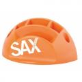 Przybornik SAX Design, na biurko z przegrodami kolor pomarańczowy