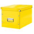Pudełko archiwizacyjne Leitz Click&Store, z pokrywą, rozmiar L żółte