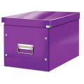 Pudełko archiwizacyjne Leitz Click&Store, z pokrywą, rozmiar L fioletowe