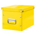 Pudełko archiwizacyjne Leitz Click&Store, z pokrywą, rozmiar M żółte
