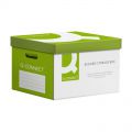 Pudełko archiwizacyjne Q-Connect Business Storage Box, kontener o pojemności 6 x 80mm, zielone, pokrywa 5 sztuk - 515x305x350mm