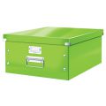 Pudełko uniwersalne Leitz Click&Store WOW A3, archiwizacyjne z pokrywą i uchwytem zielone