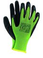 Rękawice robocze, ochronne, RTELA, zielono-czarne rozmiar 10