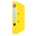 Segregator Office Products A4/55 mm z dźwignią i okuciem brzegów żółty