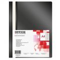 Skoroszyt Office Products A4, plastikowy 100/170 mikronów, miękki, opakowanie 25 sztuk czarny