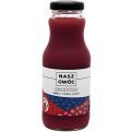 Sok owocowy Smoothie Nasz Owoc, 8 butelek x 250ml jabłko wiśnia aronia