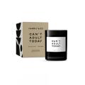 Świeca sojowa Candly & Co 250 g, zapach No.1 Geranium i Kadzidło, w szkle z cytatem Cant't Adult Today