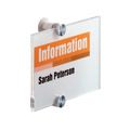 Tabliczka informacyjna Crystal Sign. Durable 148 x 105 mm