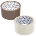 Taśma pakowa Office Products 48mm x 46m, klej akrylowy, cienka 23 mikrony, 6 sztuk brązowa
