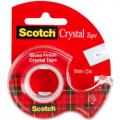 Taśma Scotch Crystal z podajnikiem, błyszcząca 19 mm x 7,5 m