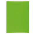 Teczka kartonowa Office Products A4, miękka 300g, lakierowana, z prostą gumką zielony