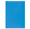 Teczka kartonowa Office Products A4, miękka 300g, lakierowana, z prostą gumką jasny niebieski