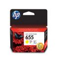Tusz HP 655 do DeskJet 3525, pojemność 14ml, wydajność 550 stron yellow