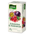 Vitax Inspirations, herbata owocowa, 20 torebek żurawina - marakuja