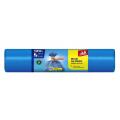 Worki na odpady Jan Niezbędny, wytrzymała folia LDPE 3-warstwowa, niebieskie 120L x 25 sztuk