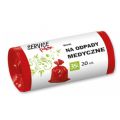 Worki na odpady medyczne Stella Service Pack LDPE, czerwone 35L x 20 sztuk