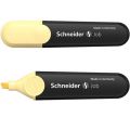 Zakreślacz Schneider JOB, pastelowy, końcówka ścięta 1-5mm waniliowy