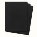 Zeszyt Moleskine Cahier Journals XL 19x25 cm, 120 kartek, czarna oprawa tekturowa, 3 sztuki w kratkę