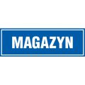 Znak informacyjny napis Magazyn TDC tabliczka 10 x 30 cm