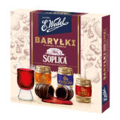Baryłki E. Wedel  o smaku likierów Soplica, w czekoladzie de...