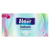 Chusteczki higieniczne Velvet Balsam, 3 warstwowe, zapach kr...