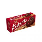 Ciastka San Łakotki Kakaowe, kruche ciastka o smaku kakaowym