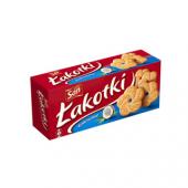 Ciastka San Łakotki Kokoski, kruche ciastka o smaku kokosowy...