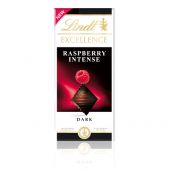 Czekolada Lindt Excellence Raspberry Intense, gorzka z dodat...
