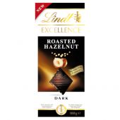 Czekolada Lindt Excellence Roasted Hazelnut, gorzka z dodatk...