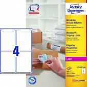 Etykiety adresowe Avery Zweckform, papierowew, białe, 100 ar...