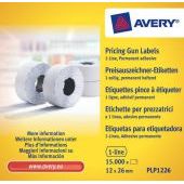 Etykiety cenowe do metkownic, Avery Zweckfirm, permanentne