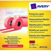 Etykiety cenowe do metkownic, Avery Zweckfirm, permanentne