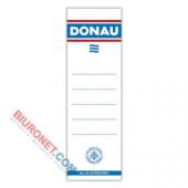 Etykiety do segregatora Donau, wsuwane, 20 sztuk, dwustronne