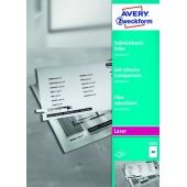 Etykiety, folia samoprzylepna,14mm, Avery Zweckform,  przezr...