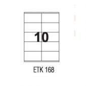 Etykiety uniwersalne APLI, papierowe białe, 100 arkuszy A4