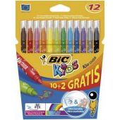 Flamastry szkolne Bic Kids Couleur