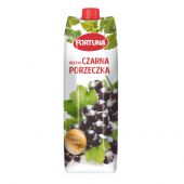 Fortuna Czarna Porzeczka 1L, owocowy nektar w kartonie