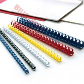 Grzbiety do bindowania 12,5mm, do 105 kartek, plastikowe, 10...