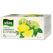 Herbata owocowa Vitax Inspiracje Limonka & Cytryna, torebki ...